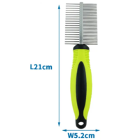 Nobleza obojstranný hrebeň na všetky typy srsti 5,2 x 21 cm